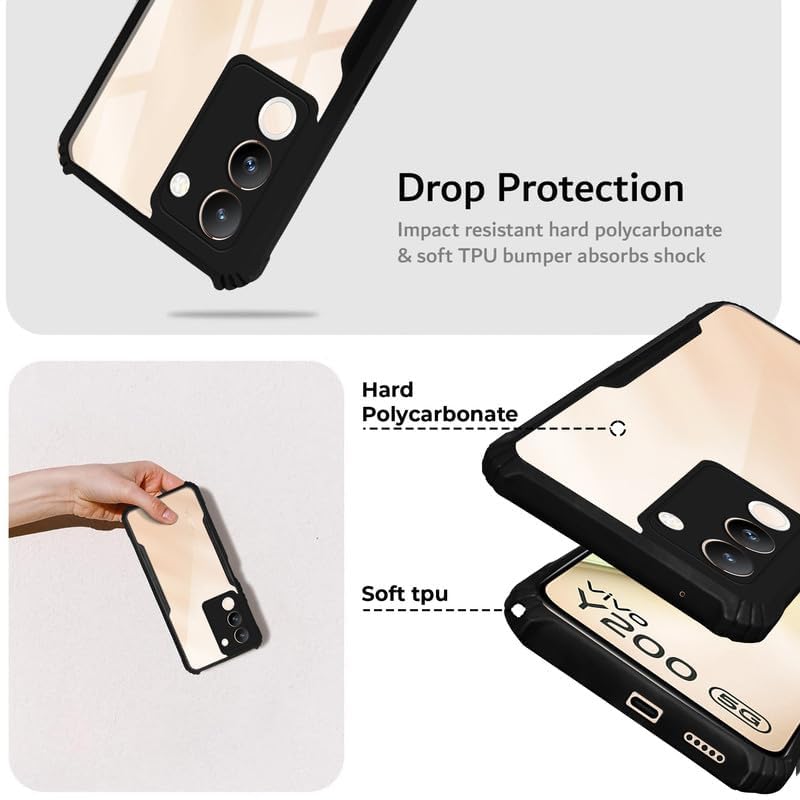 Image of Advanced UV Tempered Glass Screen Protector Guard (Vivo Y200)