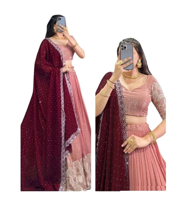 a to z cart Women's Chiffon Embroidered Lehenga Choli Panvel LH-AA-picture-35