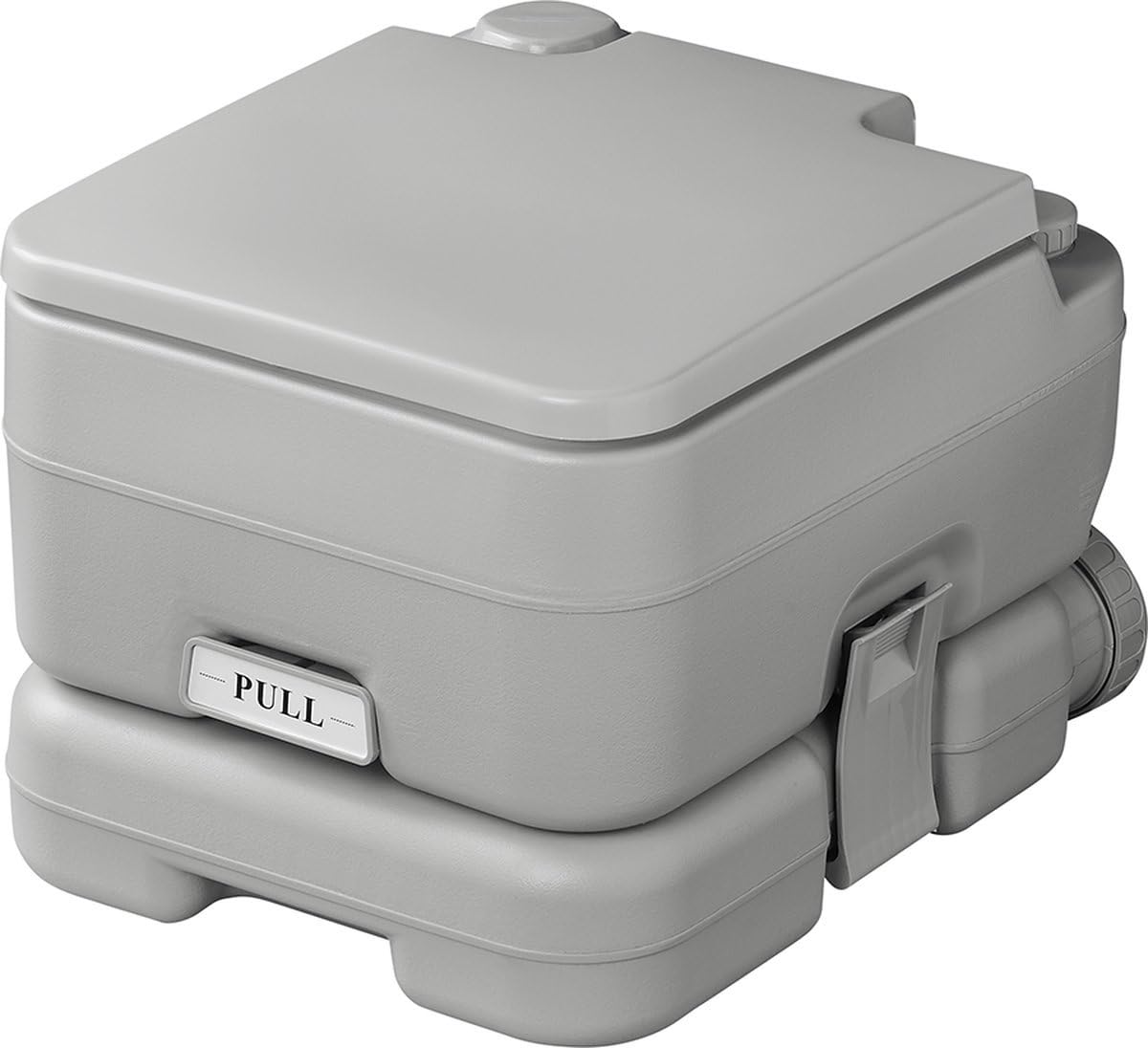 ProPlus Tragbare Campingtoilette Grau 10L/10L Mobiltoilette