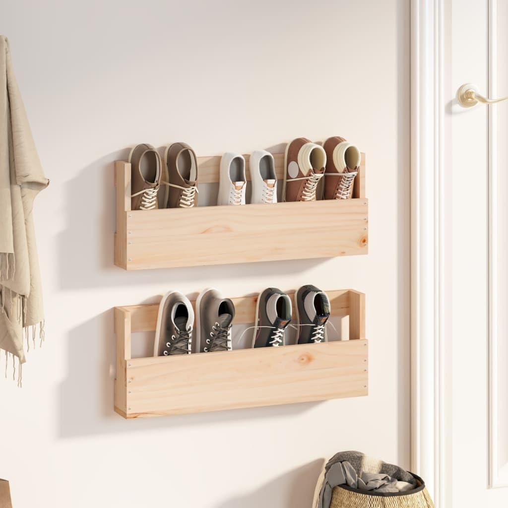 Amazon.com: ZXLPHA Wall-Mounted Shoe Racks 2 pcs 59x9x23 cm