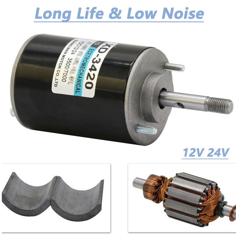 ぽりたろ BE-TOOL High Torque DC Motor 12 V/24 V Permanent Magnet