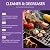Fast-Acting Heavy-Duty Grill Degreaser Spray, BBQ Grill Cleaner Spray for Outdoor Grills, 120ml/4fl.0z BBQ Degreaser Cleaners Heavy Duty, for Burnt Food & Grease Kitchen Cleaner