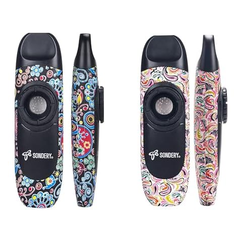 Sondery Professional Kazoo Wind Instrument with 5 Membranes, Lanyard and Pouch Cover