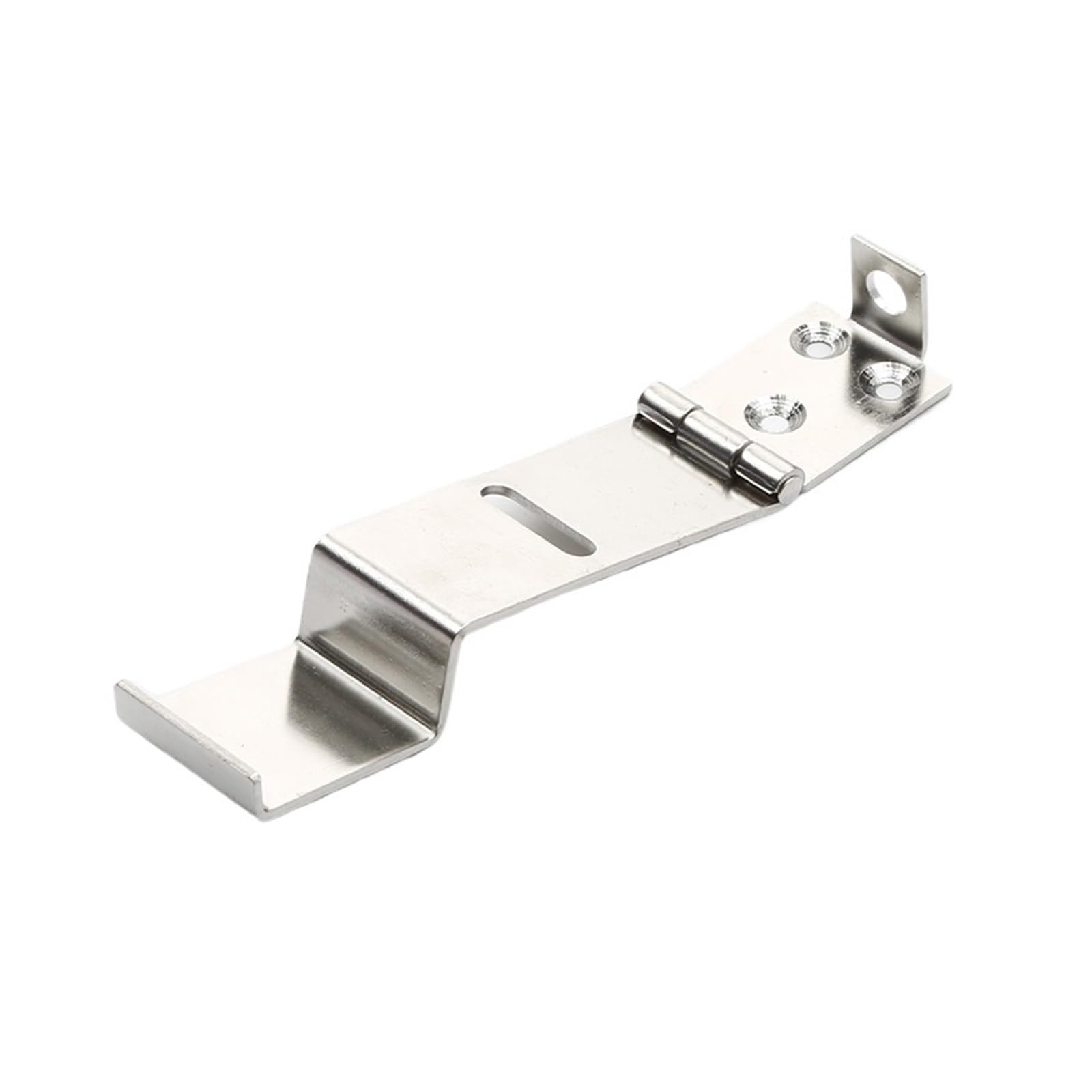 Hasp and Staple, Stainless Steel Door Padlock Hasp with Buckle Hinge for Equipment Shed Lock