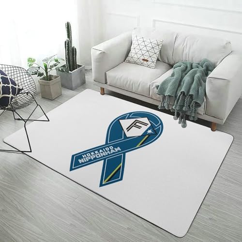 カーペット 北海道日本ハムファイターズ 絨毯 じゅうたん 滑り止め 150×100cm ラグマット オールシーズン 床暖房 子供部屋 ホール 寝室 居間用 家庭用