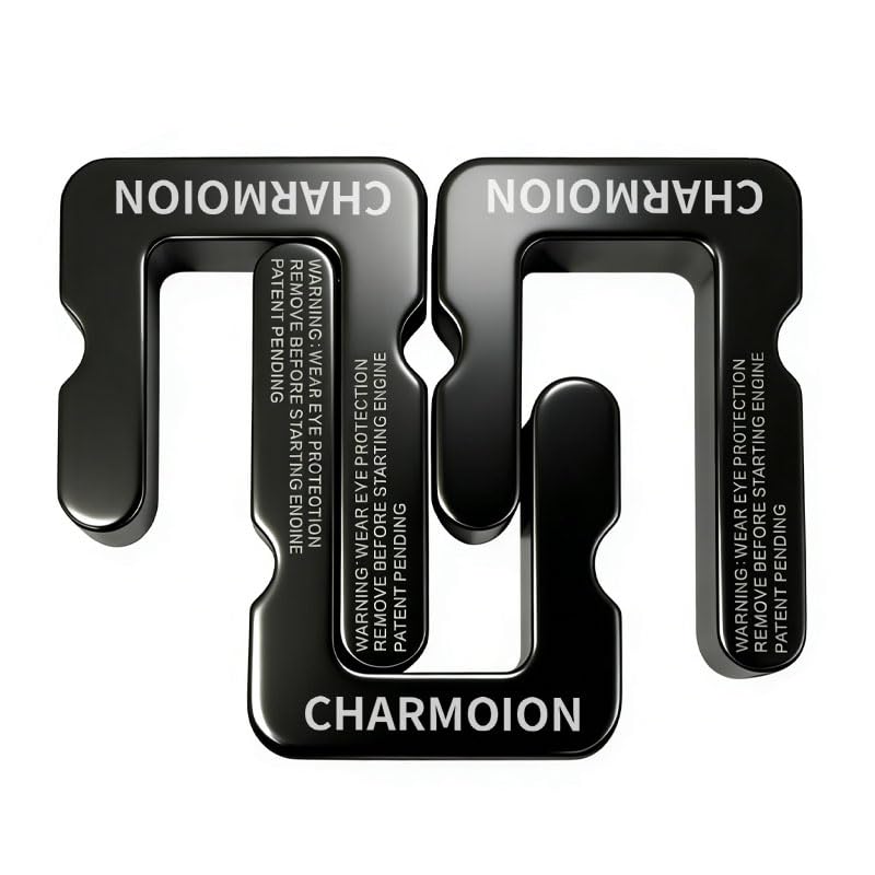 CHARMOION Stretch Belt Tool for GM 5.3L 6.2L 6.6L Gas Engines Double Sided A/C & Main Drive Pulley Installer Heat Treated Steel 2014-2024 Silverado Sierra Tahoe Suburban(3-Piece U Kit)