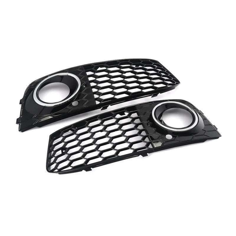 Grille de protection nid d'abeille pour phare antibrouillard avant A4 B8 finition haut de gamme