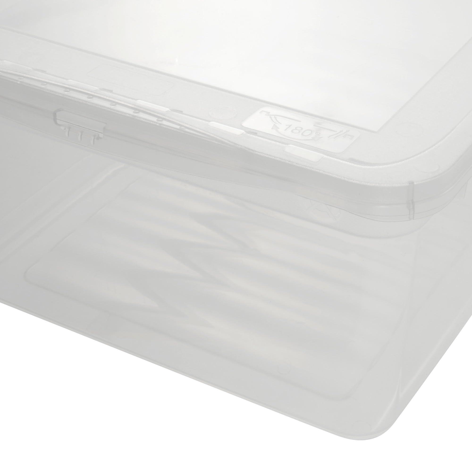 keeeper bea 4x Aufbewahrungsbox mit Air Control System, 39 x 26,5 x 14 cm, 11 l, Transparent