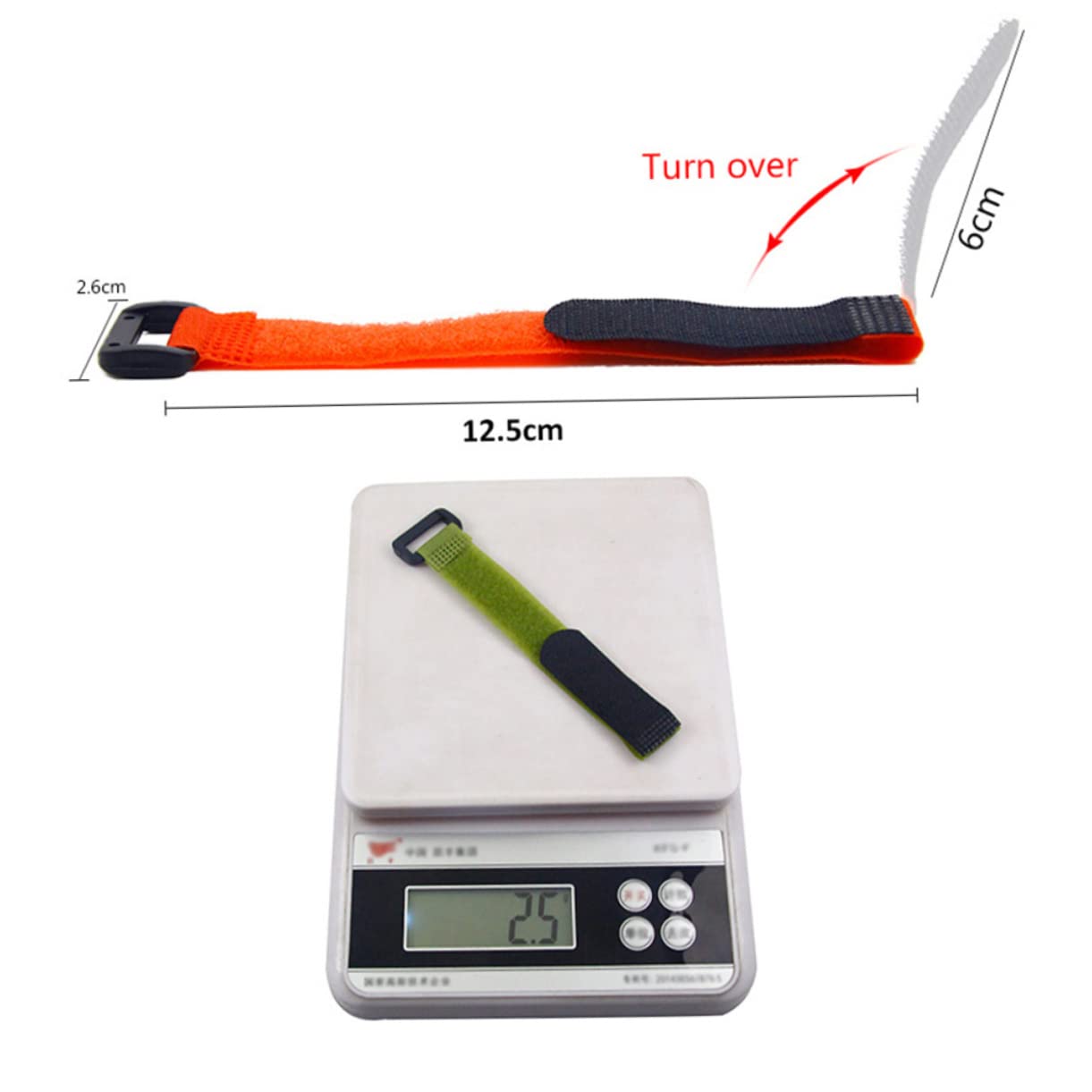 BRIGHTFUFU Rod Tier Fishing Rod Straps Fishing Supplies Binding Belt Random Color