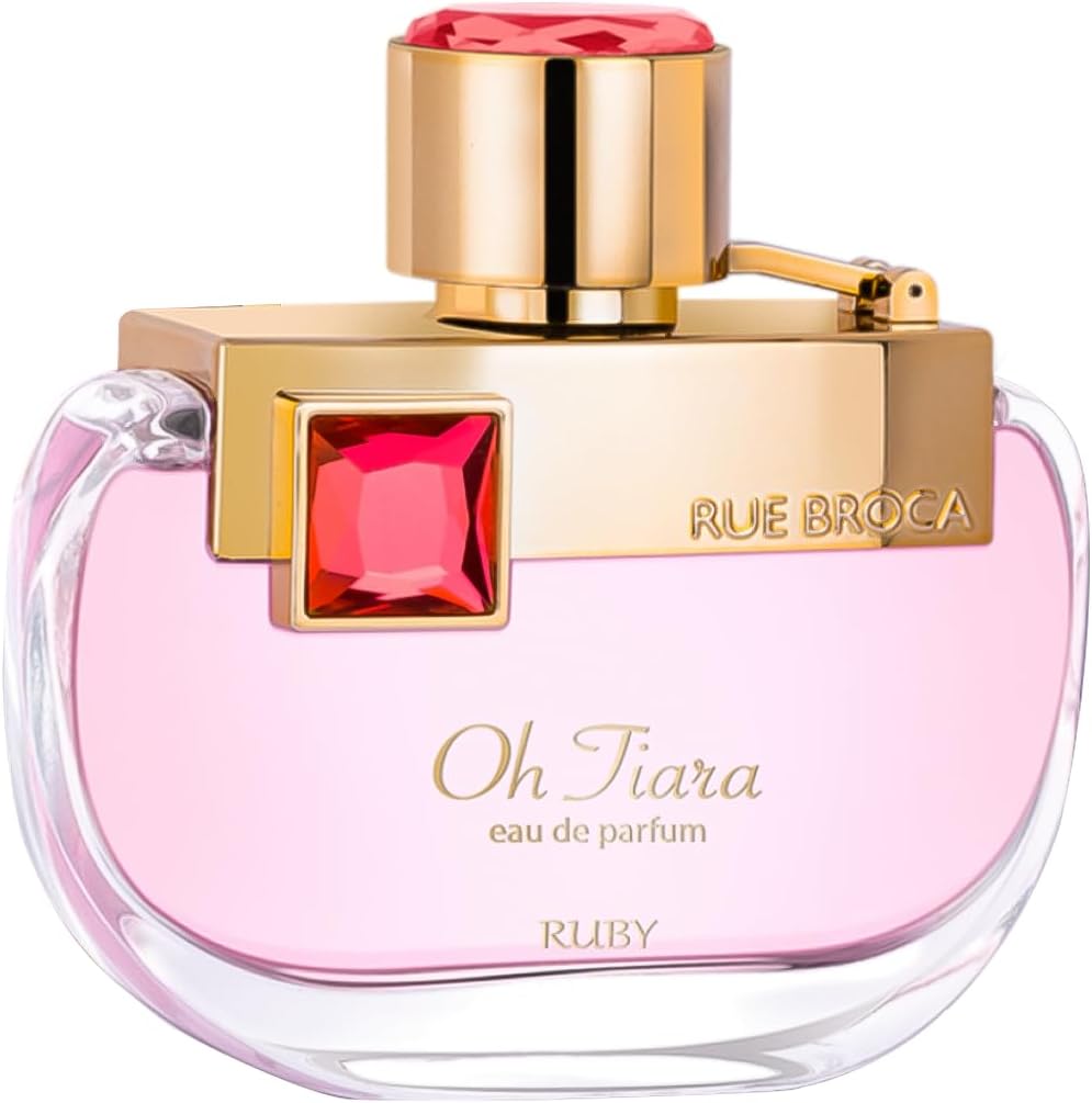 Rue Broca Oh Tiara Ruby Eau de Parfum For Women, 3.4 Fl. Oz – Soft Floral Fruity Musk Fragrance