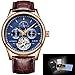 Produktbild Smartwatch,Fashion Business Herren Automatikuhr Leder wasserdichte Mechanische Uhr Herren Tourbillon Sportuhren Relogio Masculino