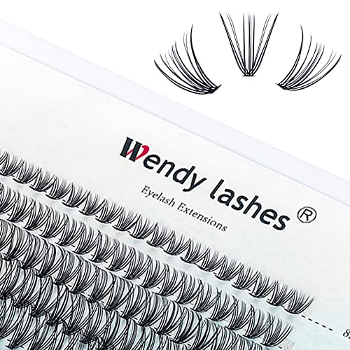 Wimpern Einzeln für Wimpernverlängerung 20 P Cluster-Wimpern Extension 0.07mm D Curl DIY Einzel Wimpern 8-16mm gemischte Fake Individual Lashes Wimpernbüsche (20P-D-0.07-8/16) Cover