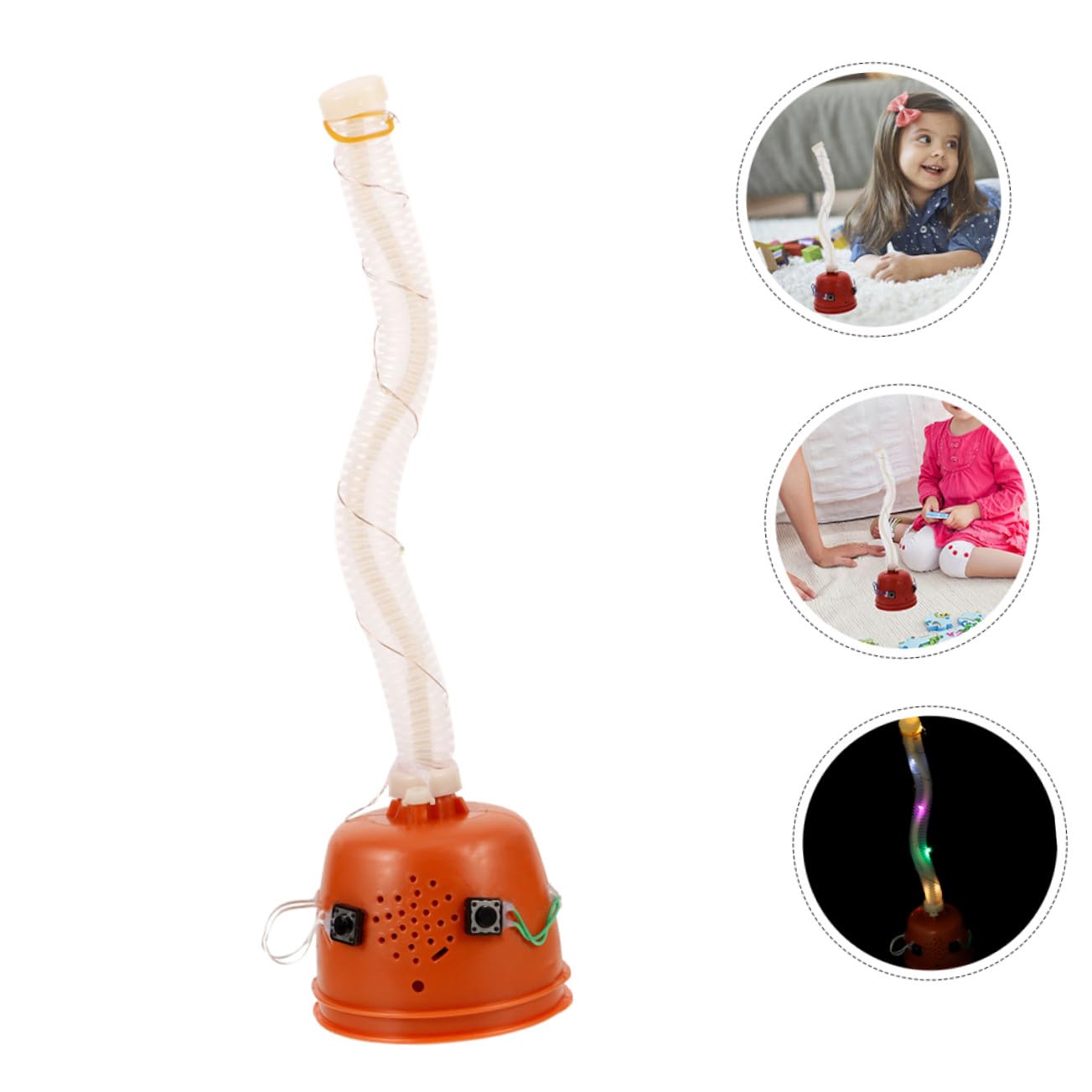 VANZACK 3 Pièces Accessoire Électronique Partie De Danse Enfant Cactus Parlant Dansant Bébé Cactus Matériel De Bricolage Mouvement Compact Plastique