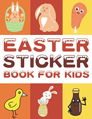 Easter Sticker Book for Kids: Blank Sticker Book for Kids | Easter Eve Gift, Holiday Eve Gift - Good for Drawing (Large Print Activity Book) image 2