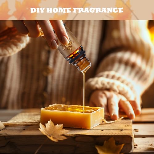 Fall Essential Oils Set, Top 6 Autumn Essential Oils for Diffusers for Home, Fragrance Oil for Candle, Aromatherapy Gift Set | Pumpkin, Apple Cider, Maple Butter, Snickerdoodle, Vanilla, Bonfire Night - Image 6