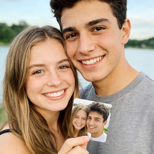 Image of Custom Air Fresheners with Picture for Car | Personalized Photo Gifts; Double-Sided Print; Hanging Ornament; Scent Choice Available; Square Shape