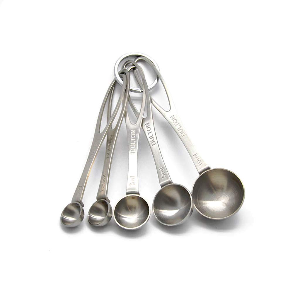 Dulton Measuring Ring Spoon Set of 5 Stainless Steel Kitchen Baking Japan
