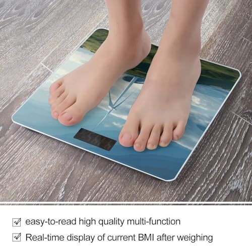 Báscula de baño digital con vidrio templado 400 lb miniatura 5