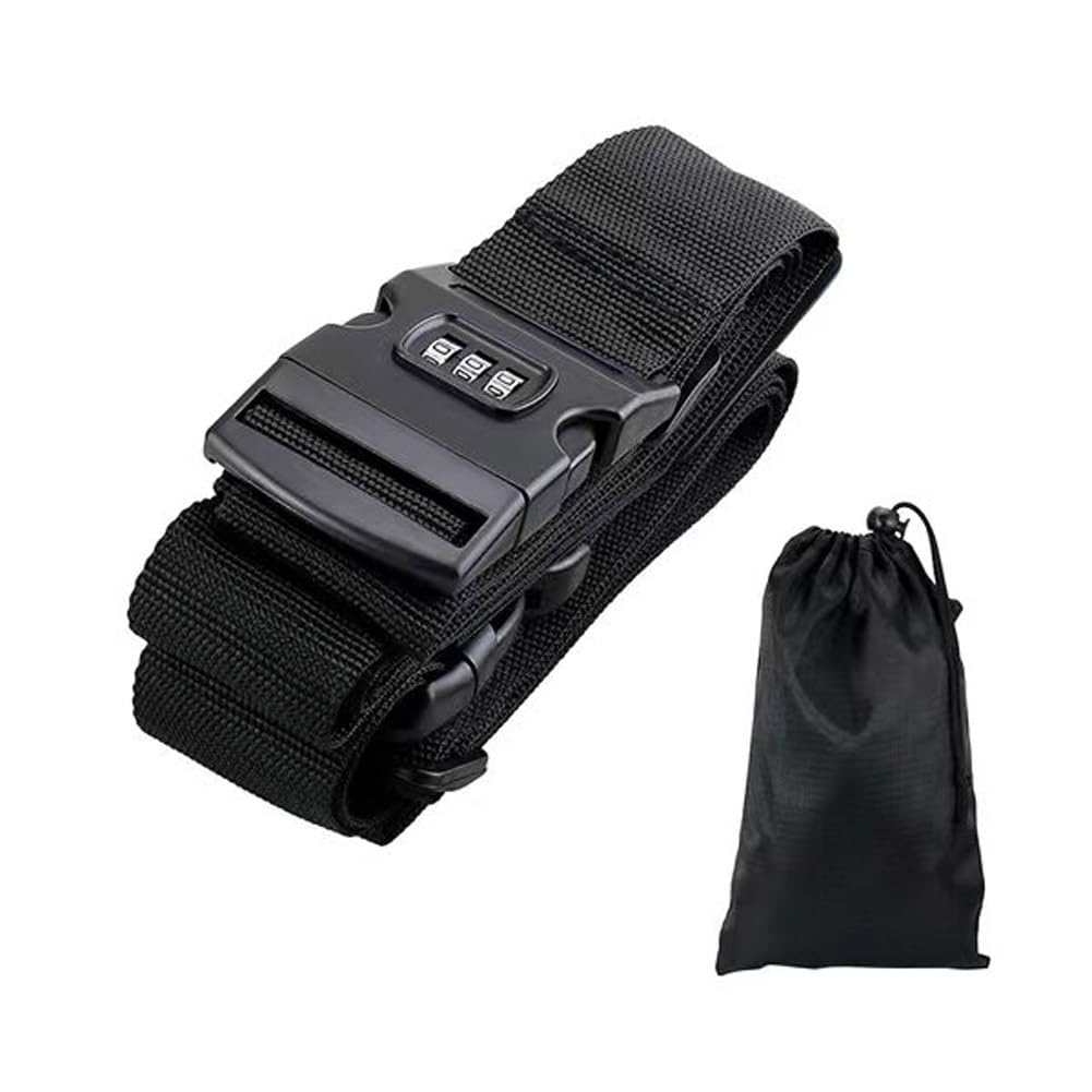 ALANES Cross Suitcase Belt,Cross Luggage Straps for Suitcases with