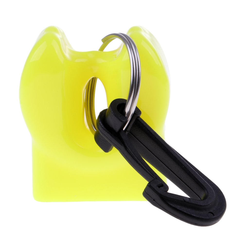Clip De Plongée 360° Pour Détendeur Et Tuyaux – Acier Inox 304 + PP – 5 Couleurs (jaune Fluo, Bleu, Noir, Rose, Orange)