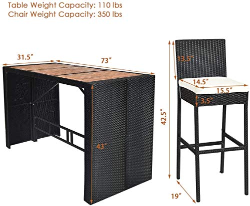 ReunionG-7Pcs-Rattan-Bar-Set-Black ReunionG 7Pcs Rattan Bar Set Black