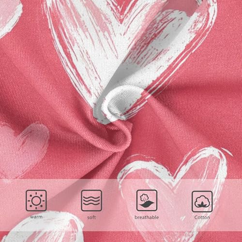 Cotton Girls Underwear Toddlers Pink Hearts Red Valentine Cute Panties Girl Designer Underpants Briefs 2t3