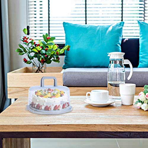 TOYANDONA - Porta torta rotondo con manico 20,2