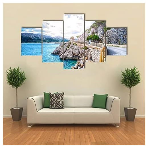 Maravillas De Montaña Lienzo 5 Piezas Lienzos Decorativos Cuadros Grandes Cuadros Decoracion Cuadros Para Dormitorios Modernos Cuadros Decoracion Regalos Personalizados Xxl 200 X 100 Cm -7X8F-O3Y0-0Y7