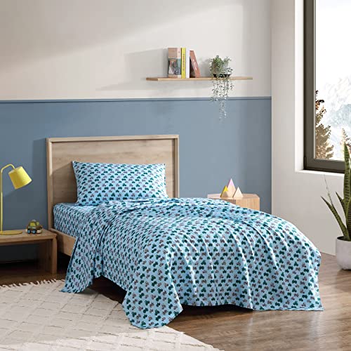 Image of Eddie Bauer Kids - Queen Sheet Set, Ultra-Soft Microfiber Bedding with Fully Elastic Fitted Sheet, Kids Bed Set with Pillowcases, Easy Care Bedding (Little Rider)