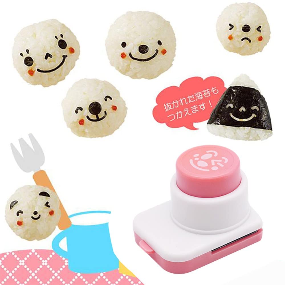 DIY Sushi Tool Seaweed Nori Press Punch Cutter Embossing Device Seaweed Cutter Rice Ball bento Mold Mini Box