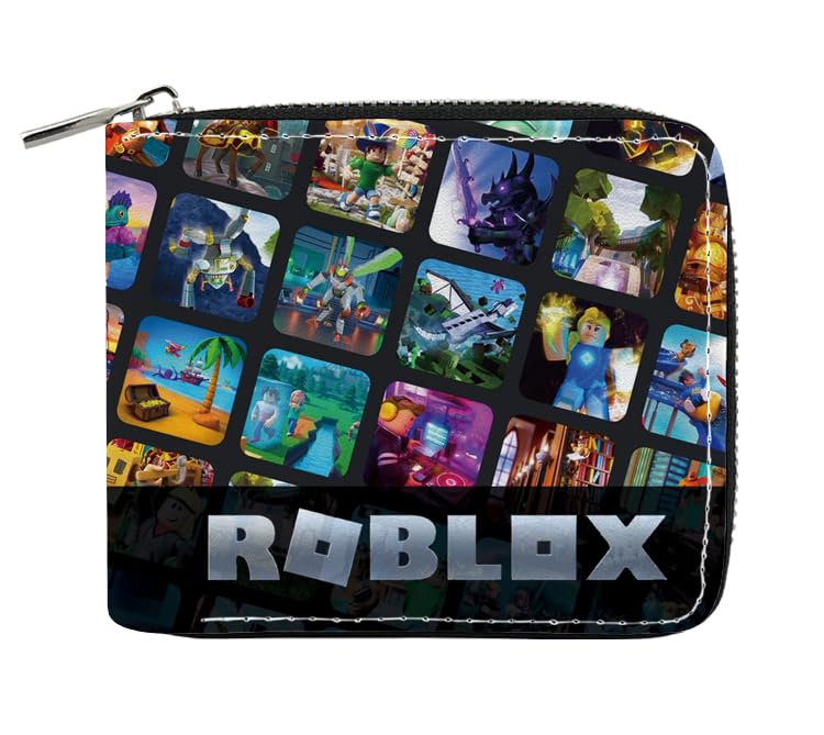 ロッツォ出品（他の方は購入をご遠慮ください） Amazon | [witusu] ロブロックス 財布 二つ折り 大容量 PUレザー