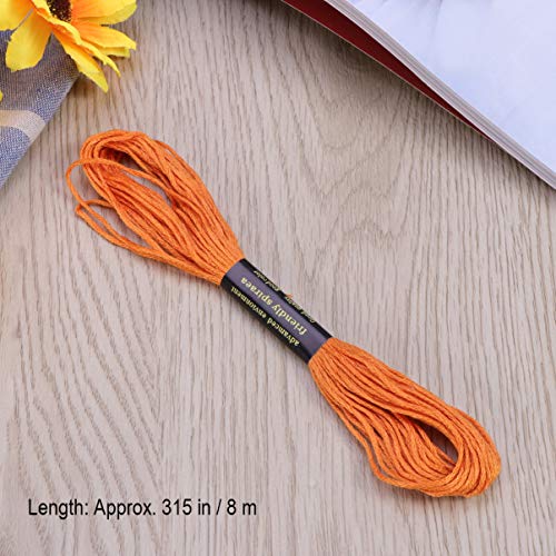 Uonlytech Cotton Cross Stitch Rainbow Color Embroidery Floss with Cotton Cross Stitch Cotton Threads Embroidery Floss Kit for DIY Random Color - Image 2