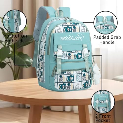 Image of Tinytot 30 Litre Japanese Korean Style School Bag Water-Resistant Laptop & Travel Backpack - Unisex Large 18 Inches Multipurpose Student Backpack for Boys & Girls, Men & Women