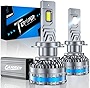 Fahren H7 LED Headlight Bulbs, 120W 22000 Lumens Bright LED Headlights, 6500K Cool White LED Headlight Conversion Kit IP68 Waterproof, Quick Installation, Pack of 2