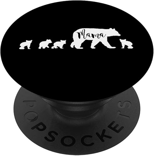 PopSockets de regalo para mamá con 4 cuatro cachorros