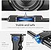 NEEWER Camera Video Cage Film Movie Making Kit, Aluminum Alloy with Top Handle, Dual Hand Grip, Two 15mm Rods, Compatible with Canon Sony Fujifilm Nikon DSLR Camera and Camcorder (Black + Blue)