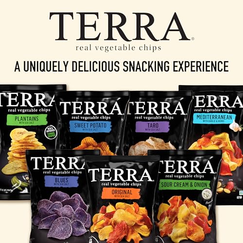 Terra Vegetable Chips, Crinkle Cut Sweet Potato with Sea Salt, 5 oz image 8