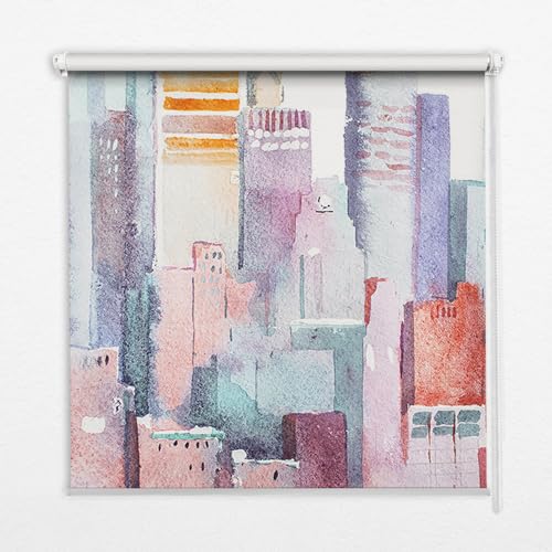 Store enrouleur perméable pour bloquer les regards indiscrets sans assombrir 140x180cm - 2