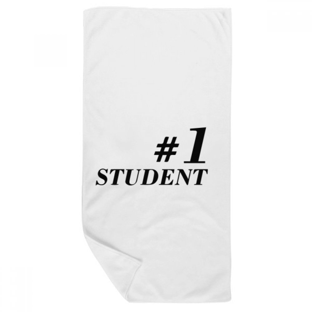 Serviette de bain étudiant multicolore DIYthinker 35x70cm douce pour le visage