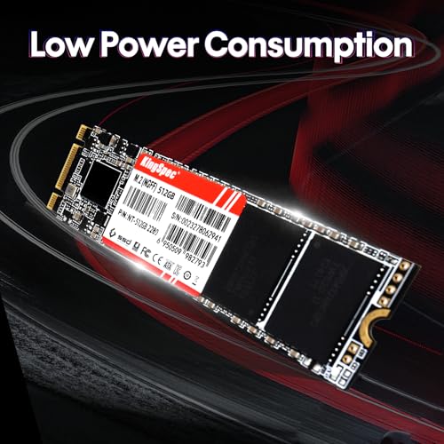 KingSpec NT Series 1TB M.2 2280 SATA SSD - Not Compatible with NVMe Socket, Sata3 6Gb/s Internal Solid State Drive, for  - Additional View