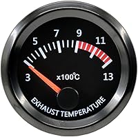 Vista 11 de ESUPPORT - Kit de medidor de presión de aceite para coche universal de 52 mm, con indicador de presión, luz LED blanca, pantalla digital, electrónico