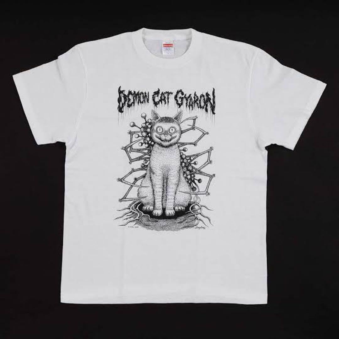 伊藤潤二 墓場の画廊 ギャロン Lサイズ ロンＴ ポップアップ 猫 伊藤潤二 墓場の画廊 ギャロン Lサイズ ロンT ポップアップ 猫