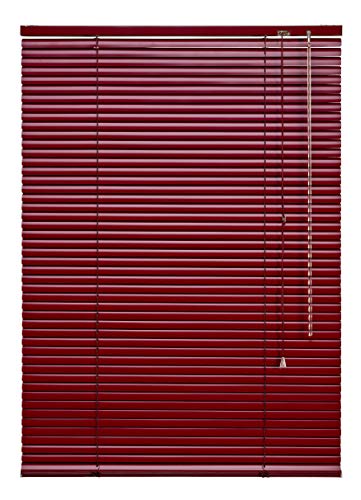 Liedeco Jalousie Bordeaux aus Alu, Aluminium-Jalousie B 240 cm x L 160 cm