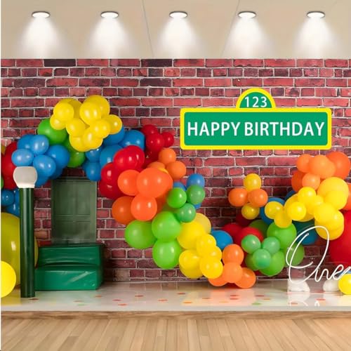 Fondo Fotográfico de Globos Coloridos 7x5ft miniatura 1