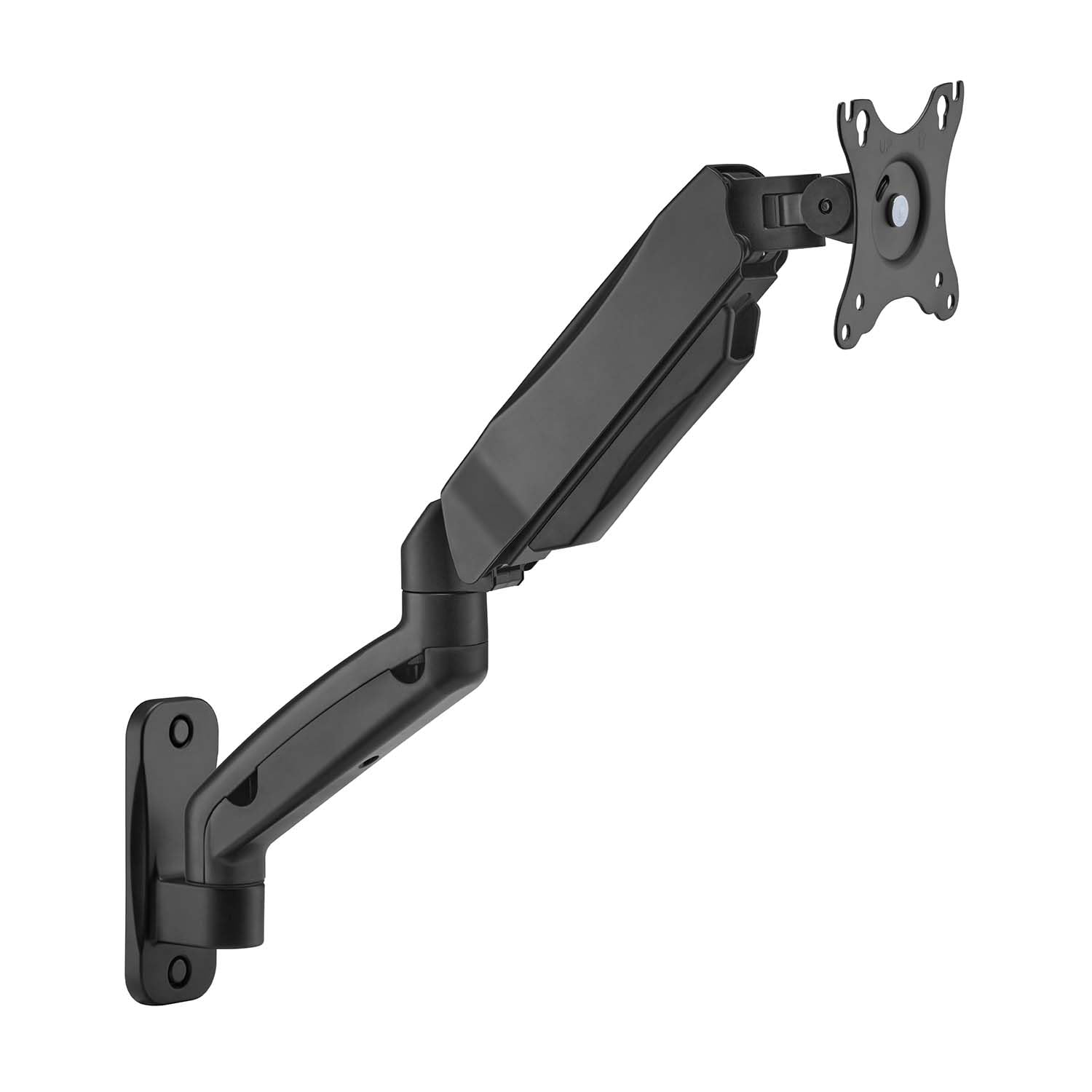 AISENS - WT32TSR-223 - Soporte de Pared Pro Contrapeso Giratorio e Inclinable para Monitor/TV 9Kg (3 Pivotes, 1 Brazo) de 17-32, Negro