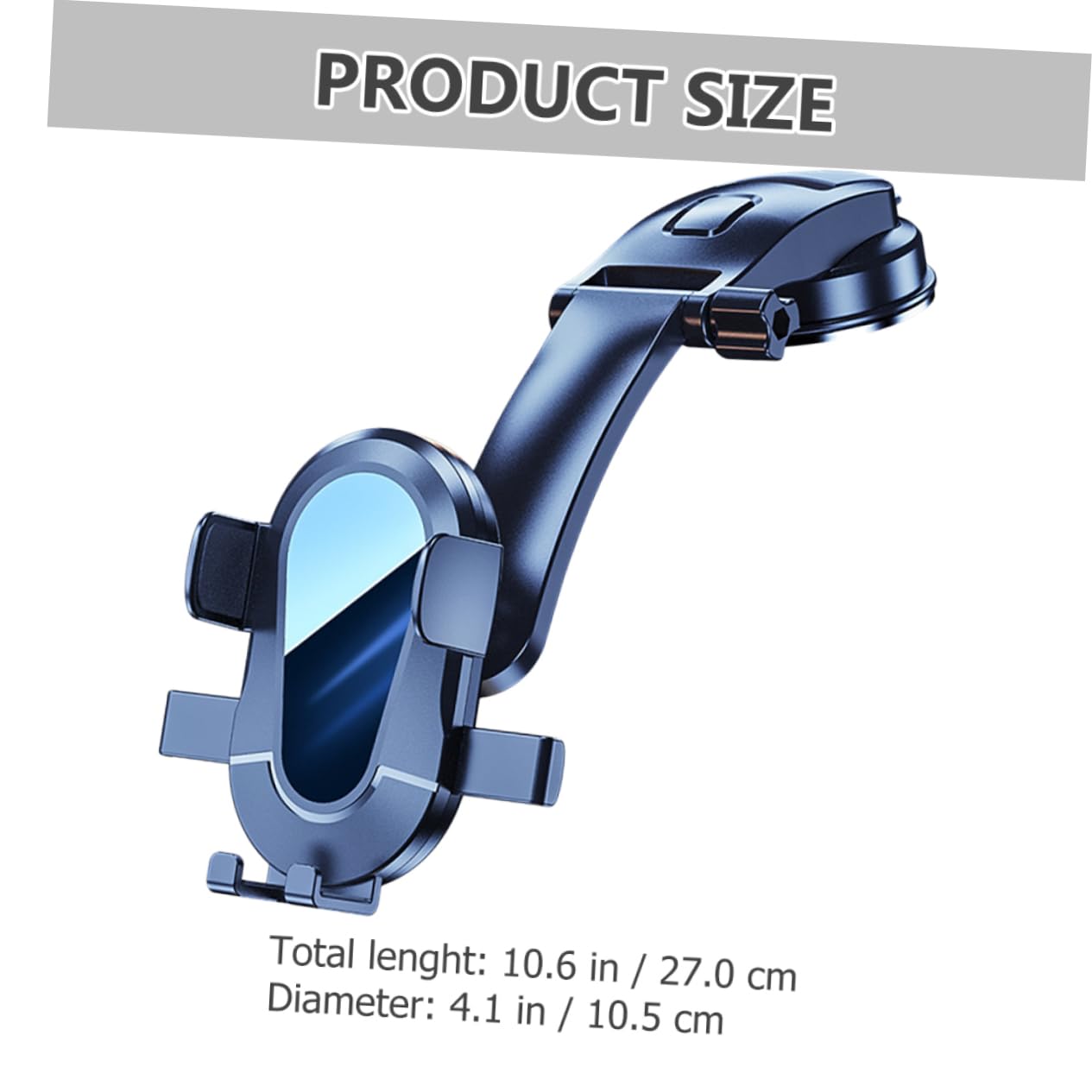 Hemobllo 2pezzi Supporto Auto Per Smartphone Con Ventosa Montaggio Per Superfici e Design Stabile e Rotazione Intelligente