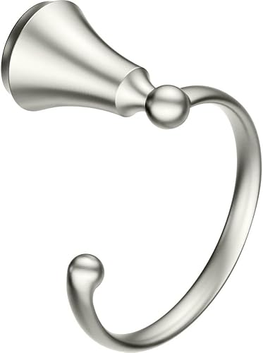 Moen YB5286BN Wynford - Anillo para toalla de baño, níquel cepillado