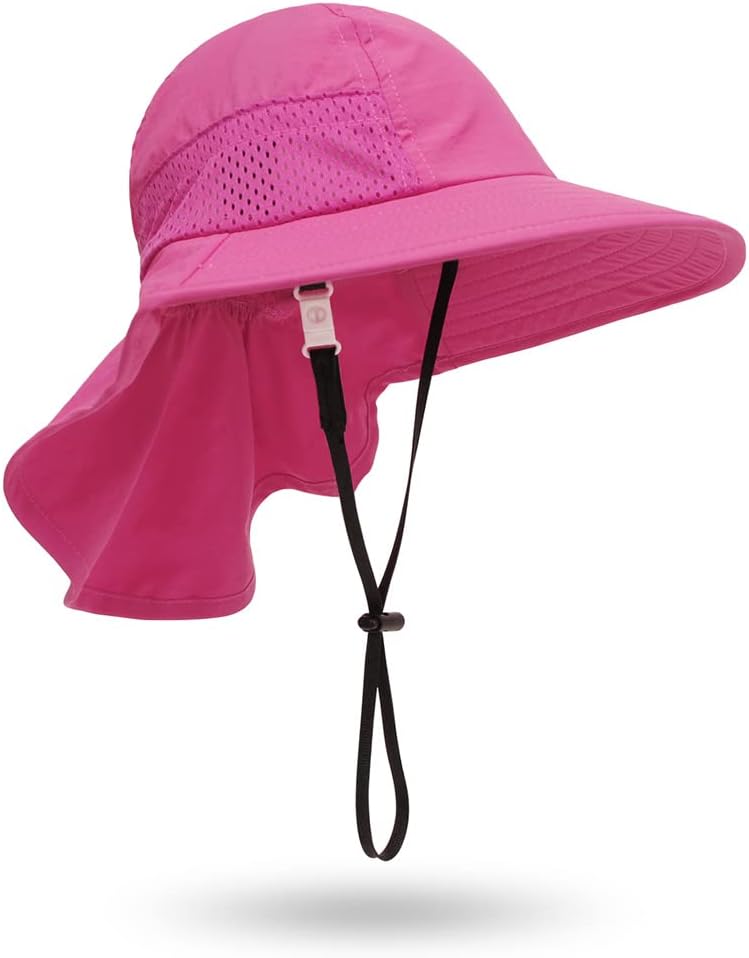 Baby Sun Protection Hat for Infant Toddlers Boys Girls UPF 50+ Sunhat for Outdoor Beach Swim - Image 3