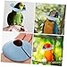 BESPORTBLE 2pcs Bird Neck Protector Collar for Parrots Recovery Collar for Pecking Prevention Lightweight and Breathable Microfiber Material for Injured Birds