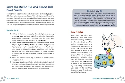 Happy Dog: 101 Easy Enrichment Activities for a Healthy, Happy, Well-Behaved Pup